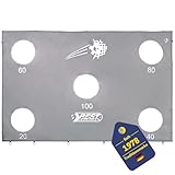BEST SPORTING Torwand mit 5 Schusslöchern 193 x 150 cm I passend für...