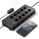 Mars Hydro iHub-Pro 10AC Power Strip Kit, 10-Fach All-in-One Growroom-Hub,...