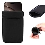 Neopren Handytasche für iPhone 16 15 14 13 12 Pro Max, Universal...
