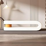 Gepolstertes Ende der Bettbank, Kunstleder-Ottomanbank, Eingangsbereich,...