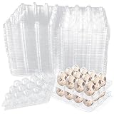 WEFHEF 50 Stück Wachteleierschachteln, 12 Gitter Wachteln Eierschachteln...