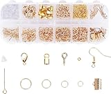 MOLENCO Schmuckherstellung Set, 800 Stück Schmuck Basteln Zubehör...