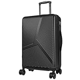 Trendyshop365 Hartschalenkoffer M Alcudia 67cm 60 Liter 4 Rollen Schwarz