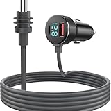 Zoegneer Kfz-Ladekabel mit Digitalanzeige, 12 V-24 V, Adapter mit...