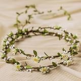 Haarbänder Floral Girlande für Damen Hochzeit,Braut Haarschmuck mit...