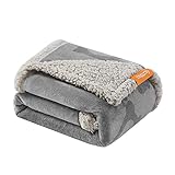 Feandrea wasserdichte Hundedecke, Sherpa Fleece Haustier Decke für...