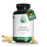 Panax Ginseng Extrakt | 180 Kapseln | Hochdosiert mit 1400mg und 20%...