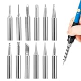 QWORK® 12 Stück 900M Lötspitzen, Lötkolben-Ersatzspitzen, für Profi-...