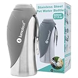 LumoLeaf Hundetrinkflasche für unterwegs, 800ml Edelstahl Trinkflasche...