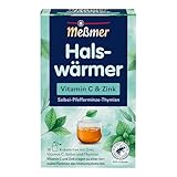 Meßmer Halswärmer | Vitamin C & Zink | 16 Teebeutel | Glutenfrei |...