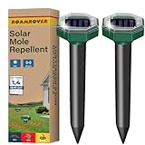 Solar Maulwurf Vertreiber Testsieger, Ultraschall Wühlmaus Vertreiben,...