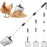1pcs Hühnerstall Zubehör Chicken Poop Scooper einstellbare...