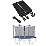 COSTWAY Ø366 cm Trampolin Sicherheitsnetz für Gartentrampoline,...