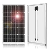 DOKIO 100W 18V Solarpanel Monokristallin - Solarmodul 100 Watt für 12V...