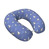 VOSERY Sailing Yachts Ocean Waves Reisekissen Memory Foam Nackenkissen,...