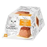 Gourmet Revelations Mousse, Katzenfutter nass, mit Huhn, 24er Pack (24 x 57...