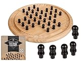 Holz Brettspiel Solitaire Circa 28,5cm