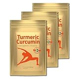 90 Kurkuma Kapseln Hochdosiert | 400mg 95% Curcumin Extrakt pro Kapsel | 3...