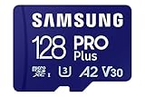 Samsung PRO Plus microSD-Karte + SD-Adapter, 128 GB, Für Mobile Gaming auf...