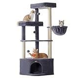 Feandrea Kratzbaum, Katzenbaum, 48,5 x 48,5 x 140,7 cm, Katzenkratzbaum mit...
