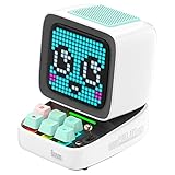 Divoom Ditoo Multifunctional Pixel Art LED Bluetooth Speaker, 256...