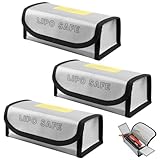 3 Stück Lipo Batterie Safe Bag, Explosionsgeschützte...