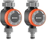 Gardena Bewässerungsuhr: Automatische Zeitschaltuhr für Wasserhähne 26,5...