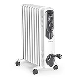 TROTEC Radiator Heizung TRH 20 E – Heizleistung 800 W / 1200 W / 2000 W...