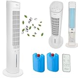 3in1 Standventilator mit Wasserkühlung sehr leise - Mobile Klimaanlage...