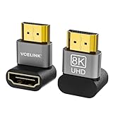 VCELINK 8K HDMI Winkelstecker, 90 und 270 Grad Adapter mit 8K@60Hz...