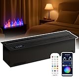 3D-Wasserdampfkamin, Automatischer Wasserkamin, Flamme In 9 Farben...