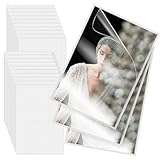 Generisch 50 Selbstklebende Laminierfolien A6 Foto Schutzfolien PVC für...