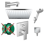 Hansgrohe Duschsystem mit Unterputz Duscharmatur von Hansgrohe Regendusche...