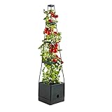 Tomaten-Rankhilfe Pflanztopf 152x25x25cmTomatenturm Aufzuchtturm Pflanzturm...