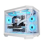 Mars Gaming MC-3TCOREM, Gaming-Gehäuse Custom Micro-ATX, DREI Fenster aus...