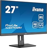 iiyama Prolite XUB2792QSU-B6 68,5cm 27' IPS LED-Monitor WQHD 100Hz HDMI DP...