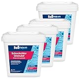 Bellaqua Schockchlor-Granulat - 4 x 5 kg - Chlorgranulat Pool...