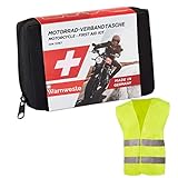 GoLab ® Motorrad Erste Hilfe Set - klein und kompakt, Verbandtasche nach...