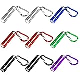 UQTUKO Mini LED Taschenlampe, 9 Stück Kinder Taschenlampe...