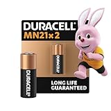 DURACELL MN21 Batterien (2 Stück) 12 V (A23 / 23A / V23GA / LRV08 /...