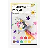 folia 888 - Transparentpapier im Heft, Drachenpapier, ca. 20 x 30 cm, 10...