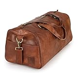 Berliner Bags Weekender Oslo Reisetasche aus Leder Damen Herren Braun Groß...