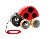 Hape Nachziehkäfer Marie - Nachziehspielzeug aus Holz, Motorik,...