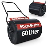 ONBEST Profi Rasenwalze – 60 Liter – befüllbar mit Sand oder Wasser...