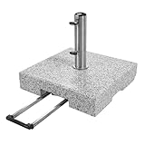 Doppler SL-AZ Trolley Granitsockel 72kg mit Rollen I Schirmständer für...
