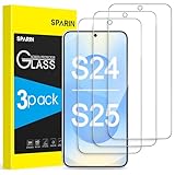 SPARIN 3 Stück Schutzfolie für Samsung Galaxy S24/S25 Panzer Schutz Glas,...