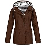 Generisch Regenjacke Damen Wasserdicht Regenmantel Wasserdicht Faltbar...