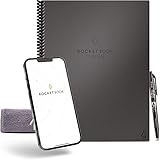 Rocketbook Fusion Wiederverwendbares Notizbuch, Smart Notepad A4 Grau, 7...