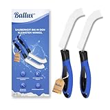BALLUX Fugenbürste Bad 2er Set – Reinigungsbürste & Fliesenbürste mit...