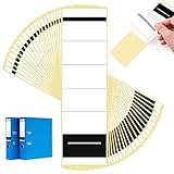 KILDOWS 100 Stück Ordnerrücken Selbstklebend, 19 × 5.4 cm Breit...